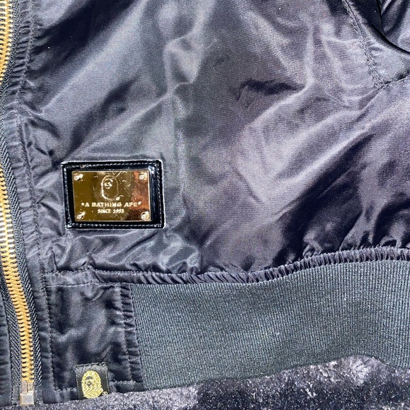 Bape X Chris Brown Collab bomber jacket - Picture 9 of 10